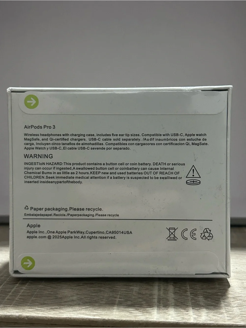 Apple AirPods Pro 3 — New Sealed In Box